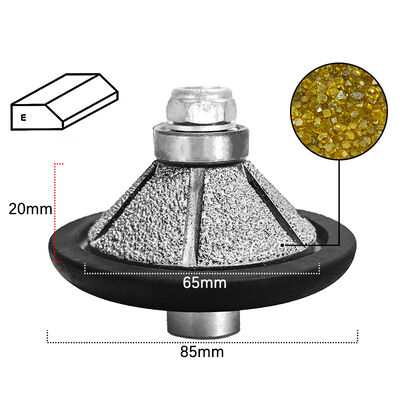 Stone grinding wheel diamond vacuum brazed tools for granite marble ceramic